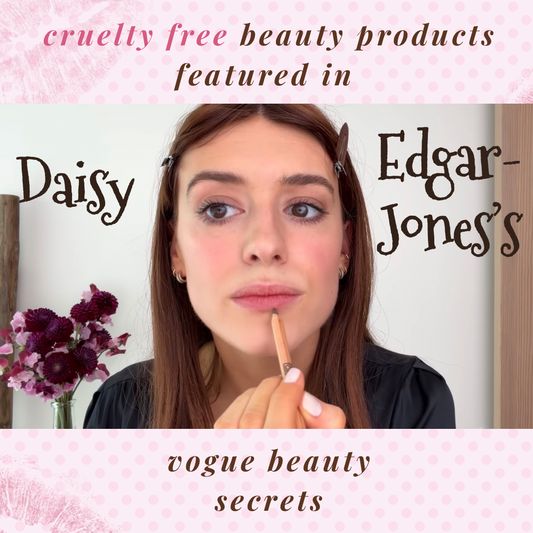 inside daisy edgar-jones’s beauty bag (cruelty-free edition) xxx