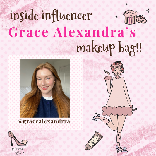 inside influencer's makeup bags with grace alexandra🤍