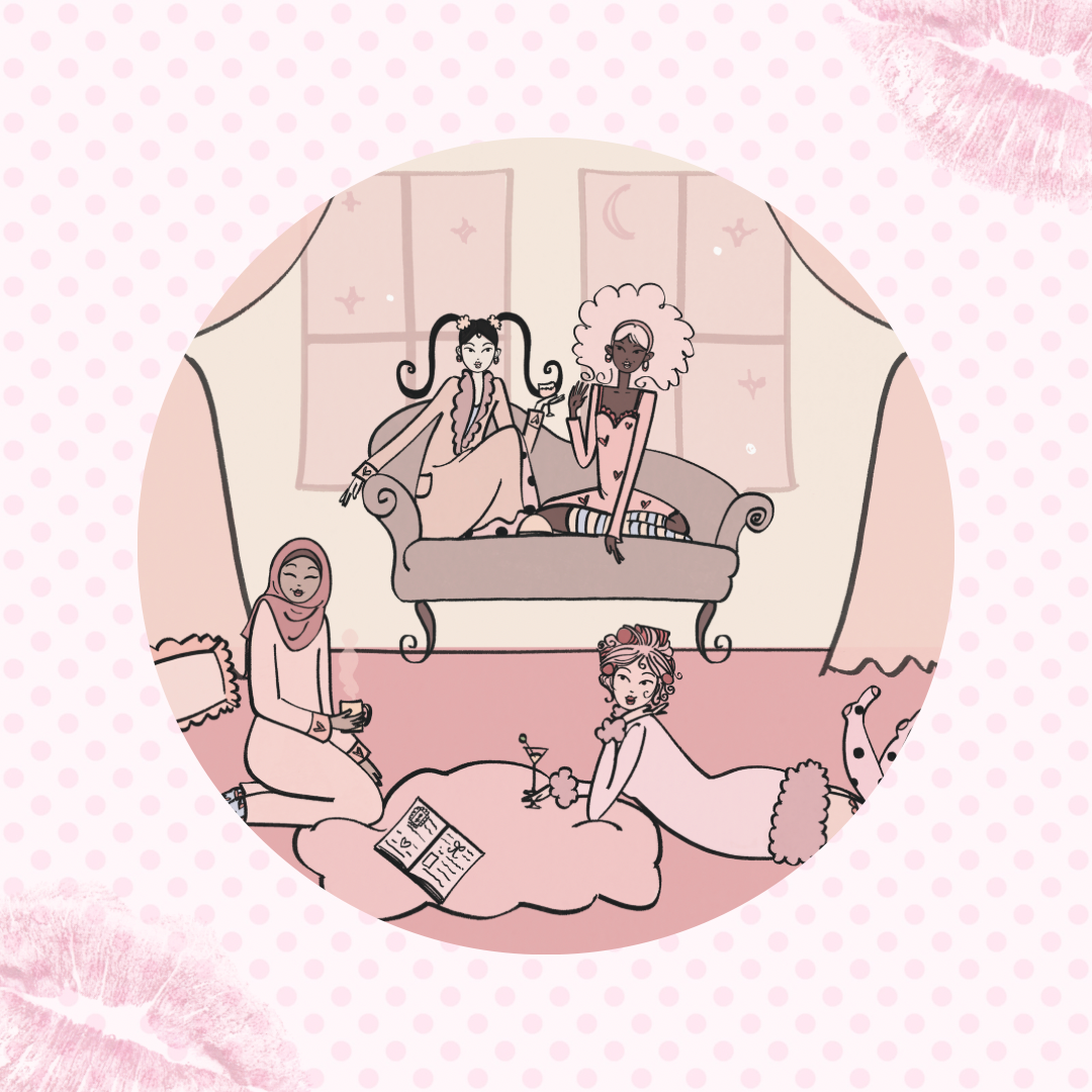 pillowtalk girls sticker!! 💋👛
